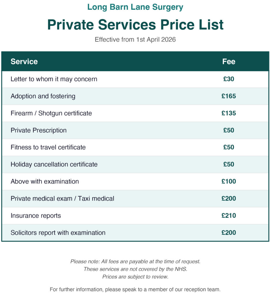 Privateservicespricelistapril2026